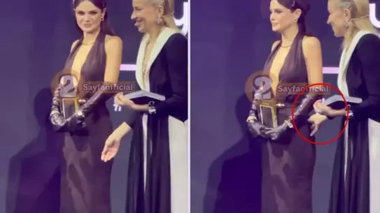 Burcu Esmersoy'un Sahnedeki Ani Hamlesi Sinem Ünsal'ı Gündeme Taşıdı