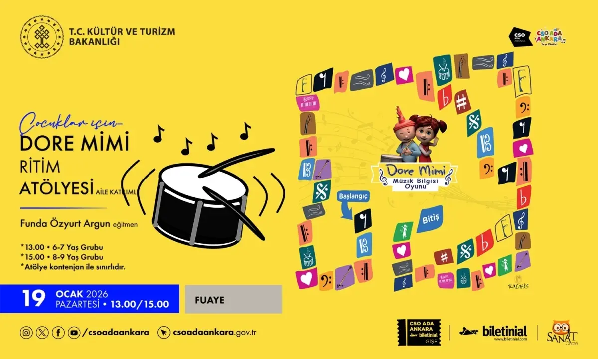 CSO Ada Ankara’da Yarıyıl Tatili Çocuklar İçin Renkli Sanat ve Bilim Programı