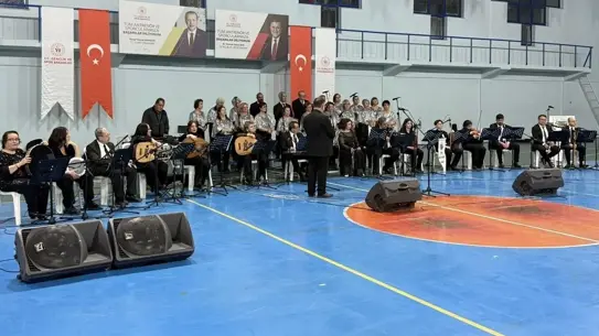 Konserde sahne performansı