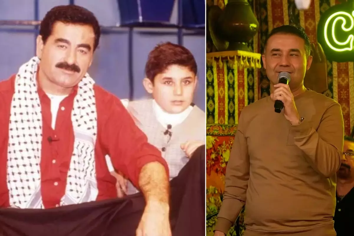 Küçük İbo ciğerci sahnesinde şarkı söylüyor