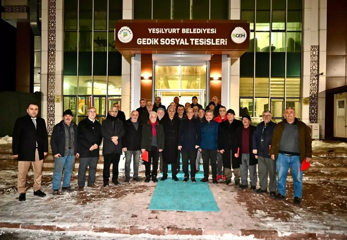 Yeşilyurt’ta 50 Yıllık Ustalık Çalışmaları Plaketlerle Onurlandırıldı