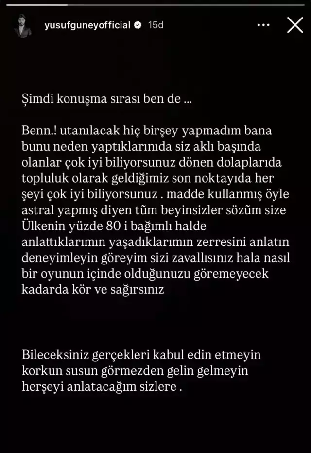 Sosyal medyada paylaşılan yorumlar