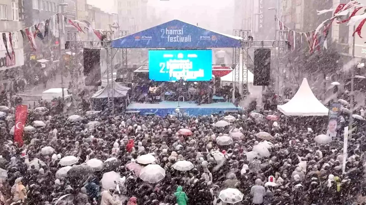 Sultanbeyli’de Kar Altında 2. Hamsi Festivali Coşkuyla Kutlandı