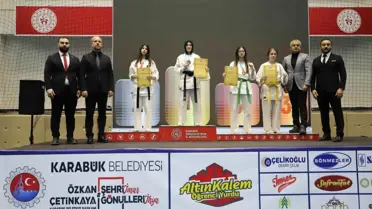 Karabük'te Türkiye Kyokushin Karate Şampiyonası 600 Sporcu ile Tamamlandı
