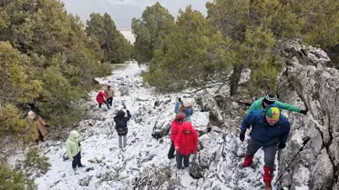 Beyşehir doğa yürüyüşü manzarası