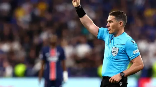 Galatasaray ve Atletico Madrid maçından bir anlık görüntü