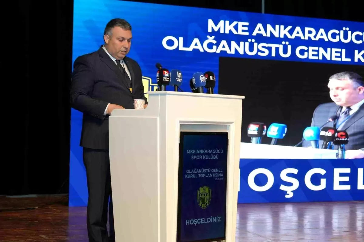 MKE Ankaragücü'nde İlhami Alparslan Tek Aday Olarak Başkan Seçildi