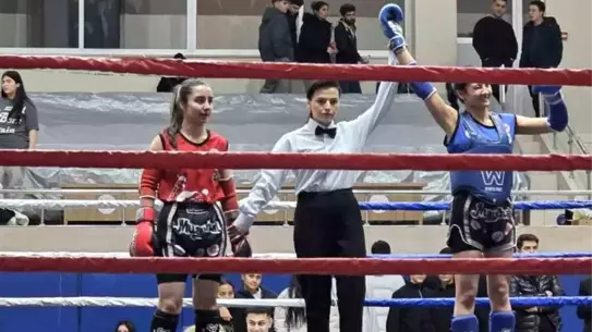 Erciyes Muaythai Şampiyonası müsabaka anı