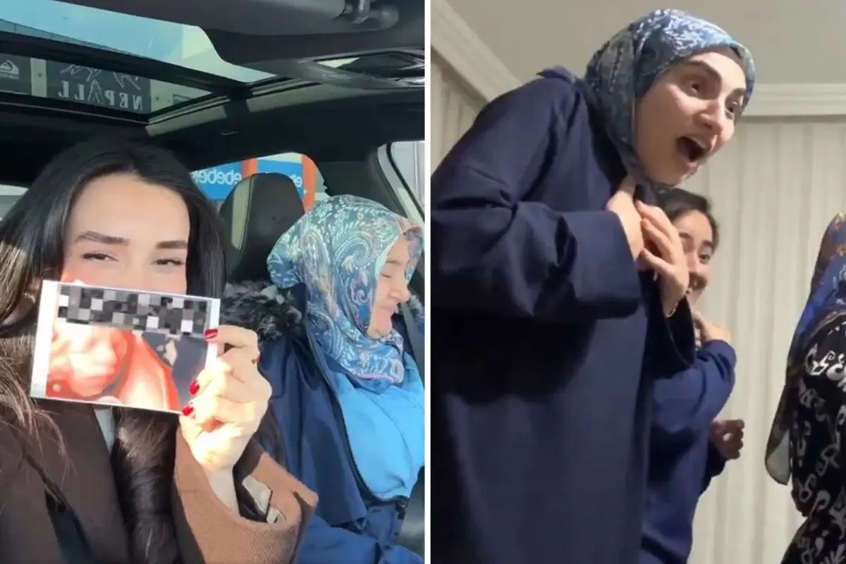 Kayınvalidesinin hamile olduğunu öğrenen gelin