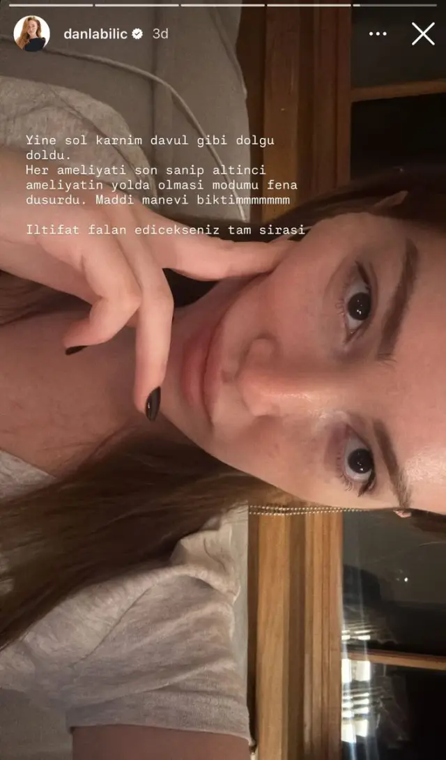 Danla Bilic yeni ameliyat öncesi hazırlık