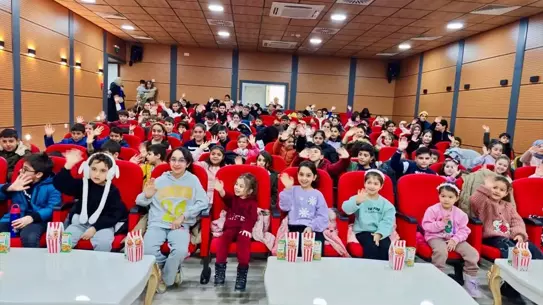 Çocukların sinema keyfi