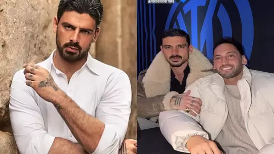 Hakan Çalhanoğlu ve Michele Morrone İtalya’da Buluştu: Spor ve Sinema Bir Arada