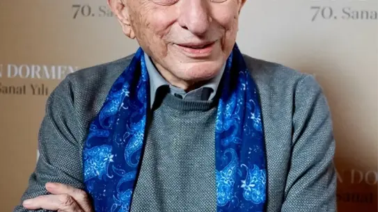 Haldun Dormen sahne arkasında