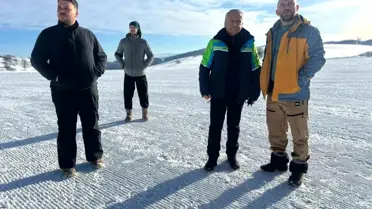 Keltepe Kayak Festivali pist hazırlıkları