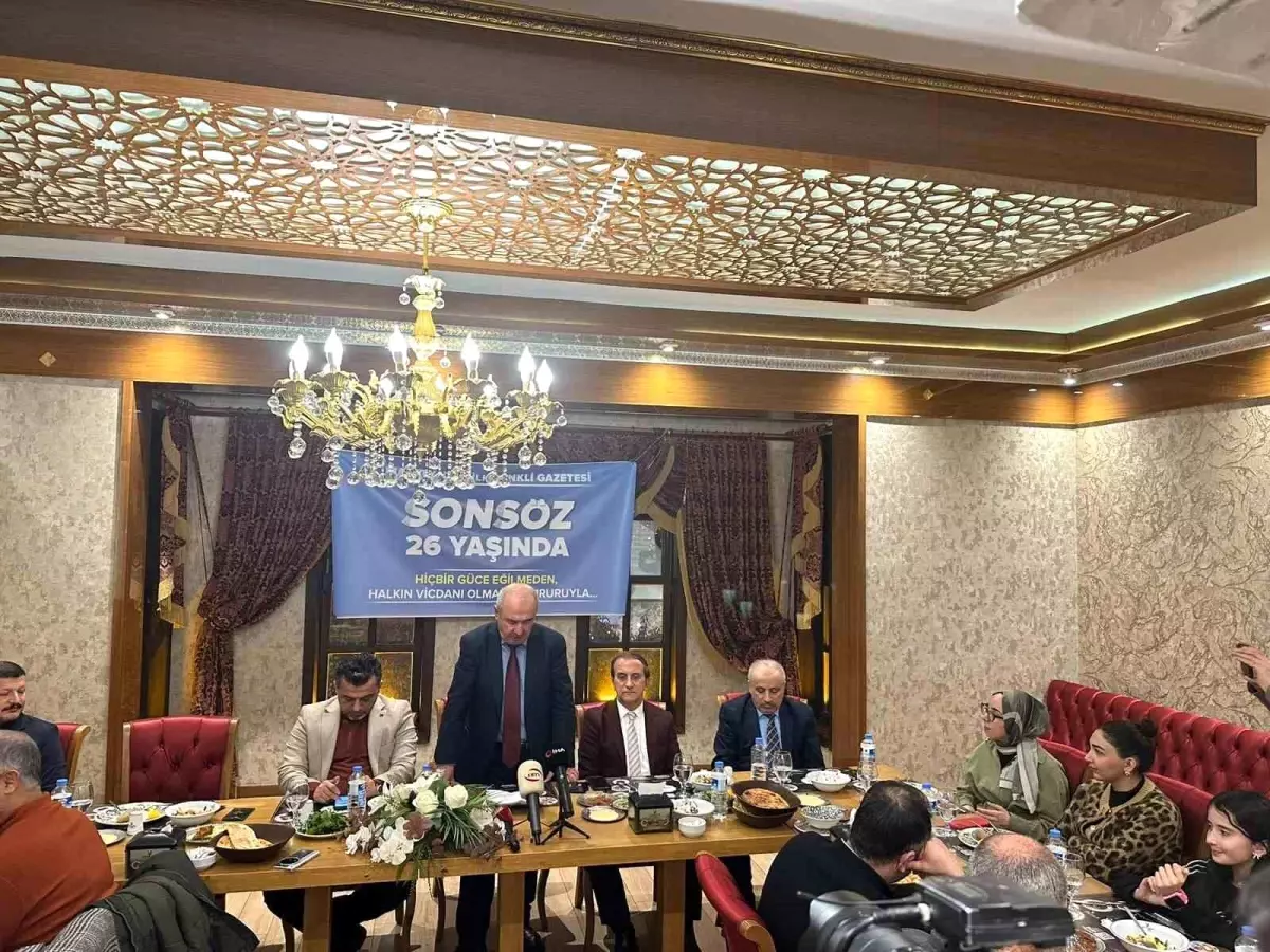 Sonsöz Gazetesi 26. Yaşını Renkli Bir Kutlamayla Taçlandırdı