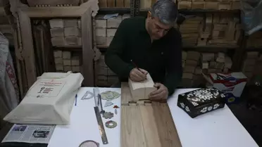 Detaylı sedef kakma örneği