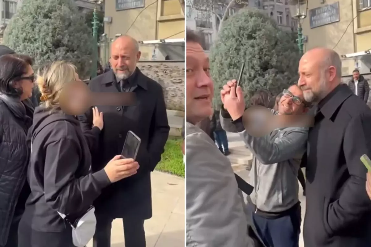 Haldun Dormen'in Cenazesinde Halit Ergenç'le Fotoğraf Çekim Yarışına Katılanlar Tepki Çekti
