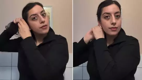 Saç örme hareketi görseli