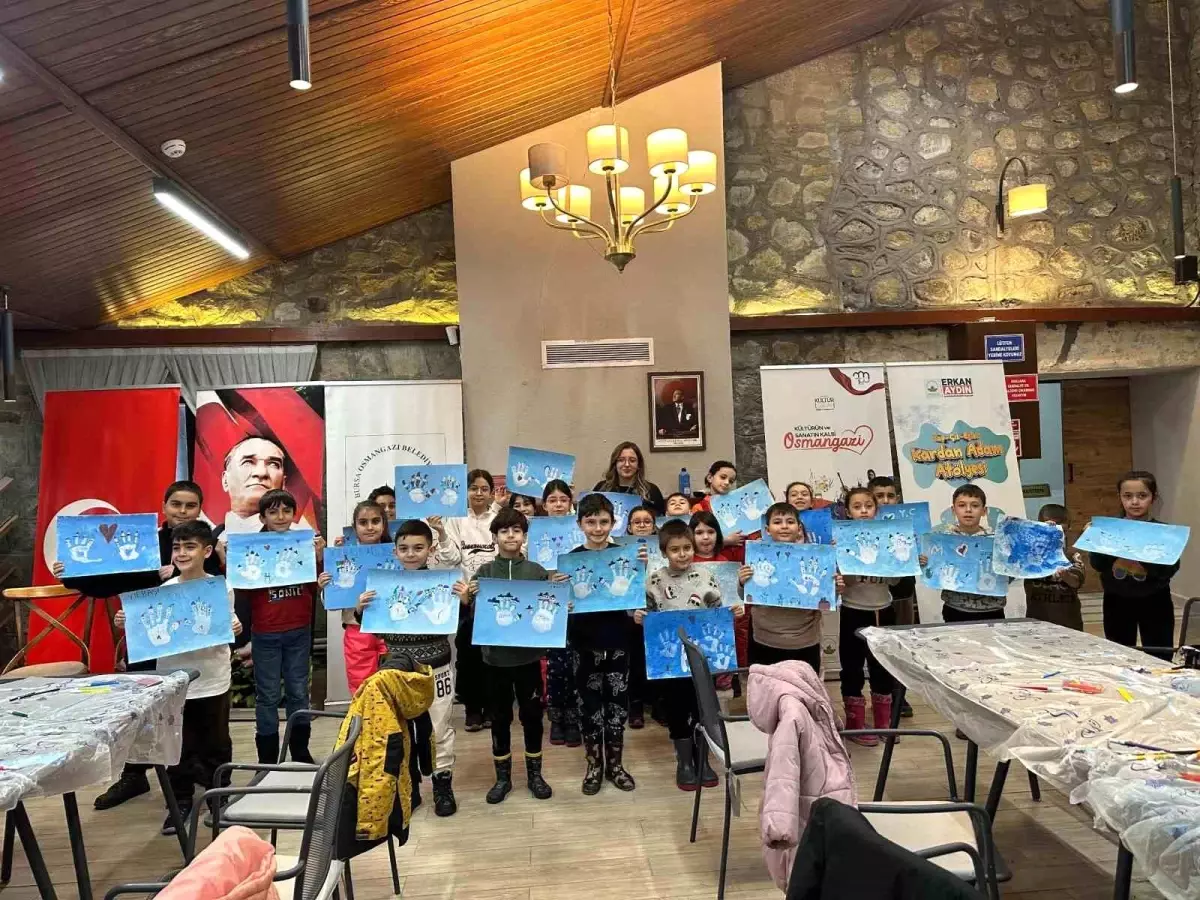 Osmangazi'de Kış Renkleri: Çocuklar İçin Yap-Çiz-Eğlen Atölyesi