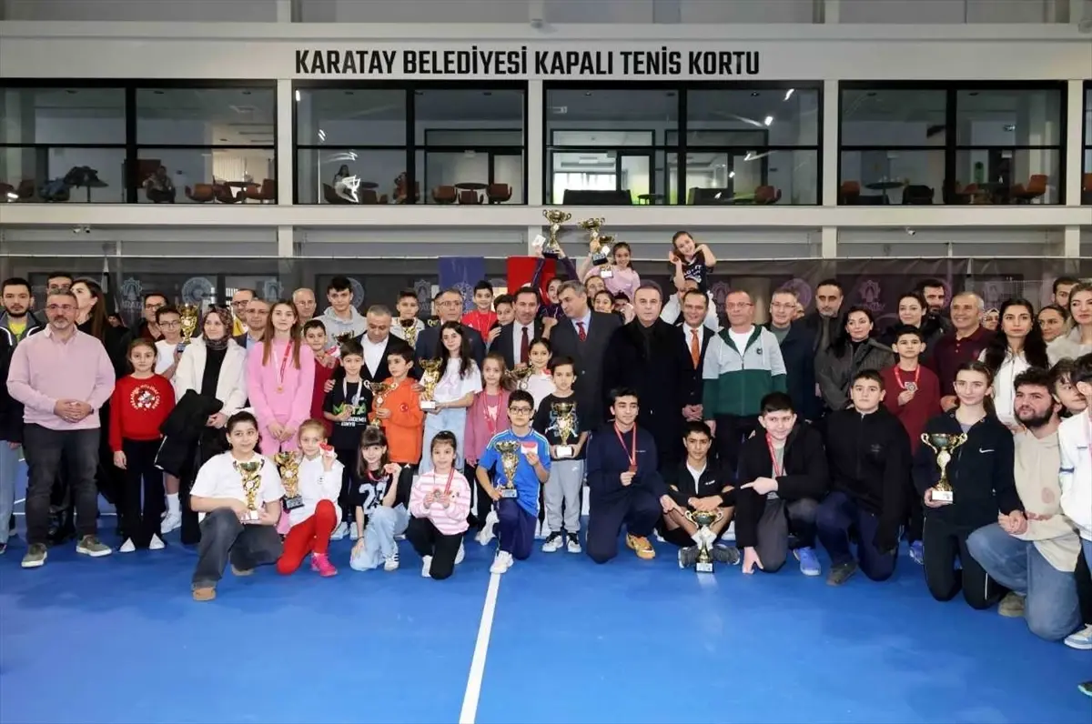 Karatay’da Gençler Tenis Turnuvası Ödül Töreniyle Kapanıyor