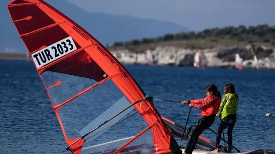 Foça su sporları etkinliğinin ana görseli