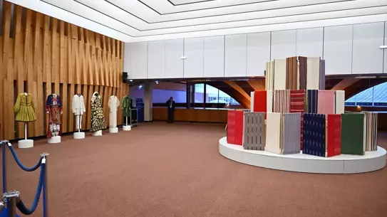 Sergide sergilenen tarihi bir Türk dokuma örneği