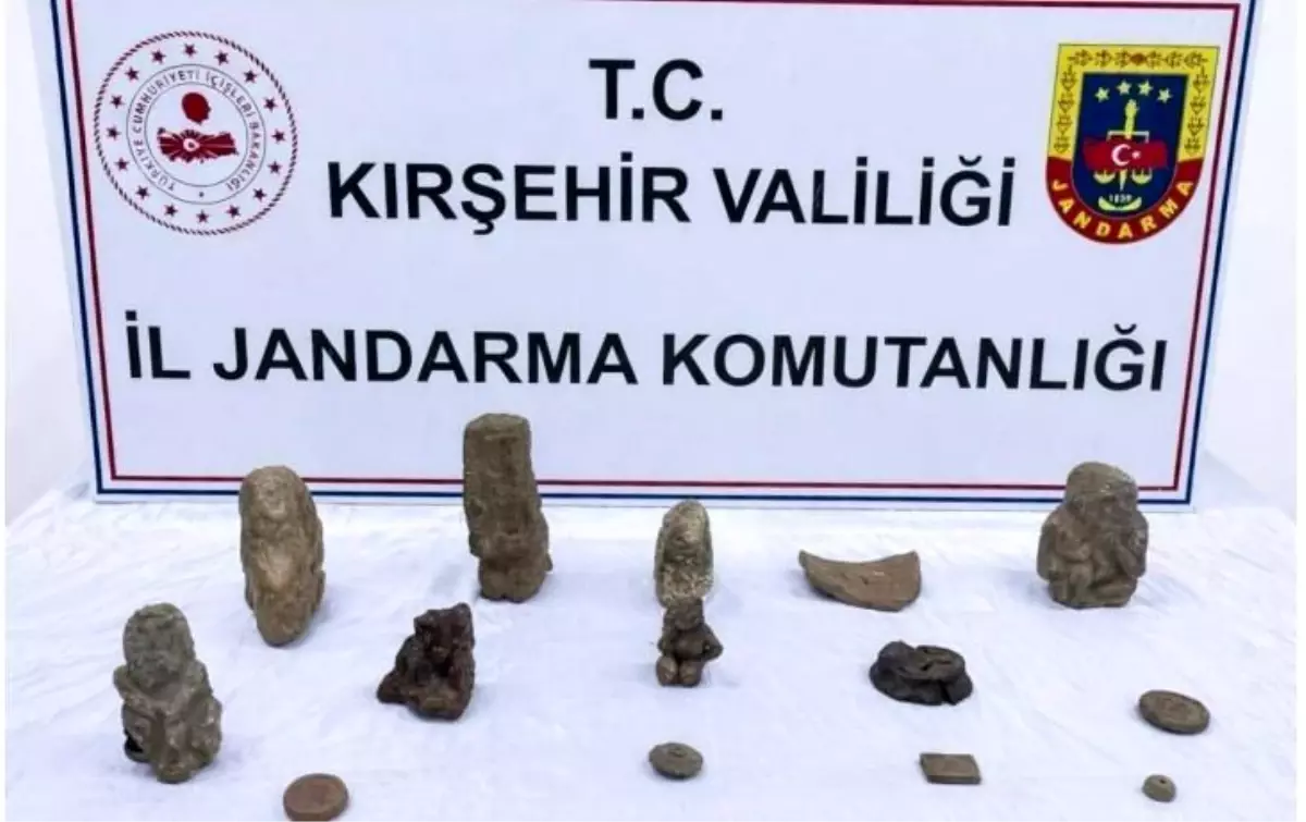 Kırşehir'de Artuklu Dönemi Heykelleri Operasyonu: 14 Eser Ele Geçirildi