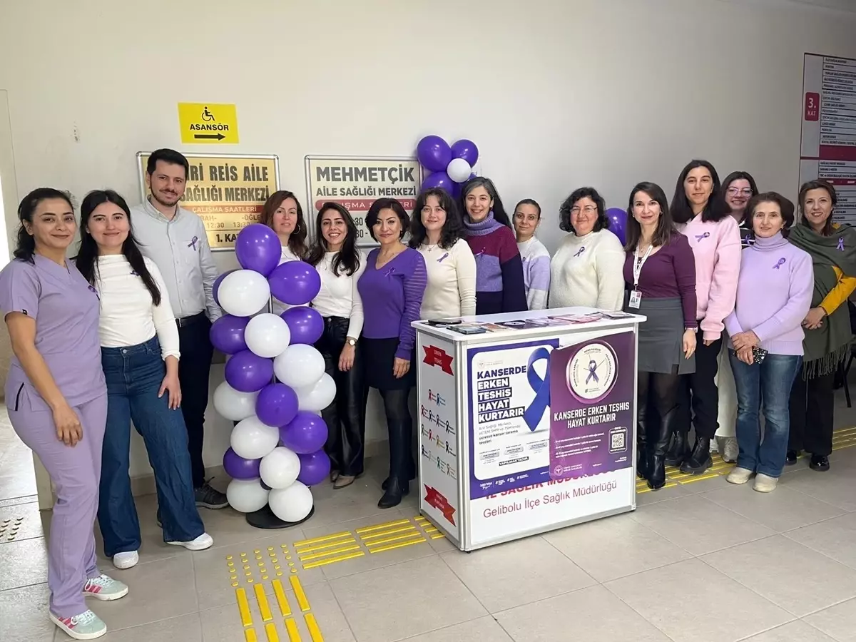 Gelibolu’da Dünya Kanser Günü’nde Erken Tanı ve Sağlıklı Yaşam Vurgulandı
