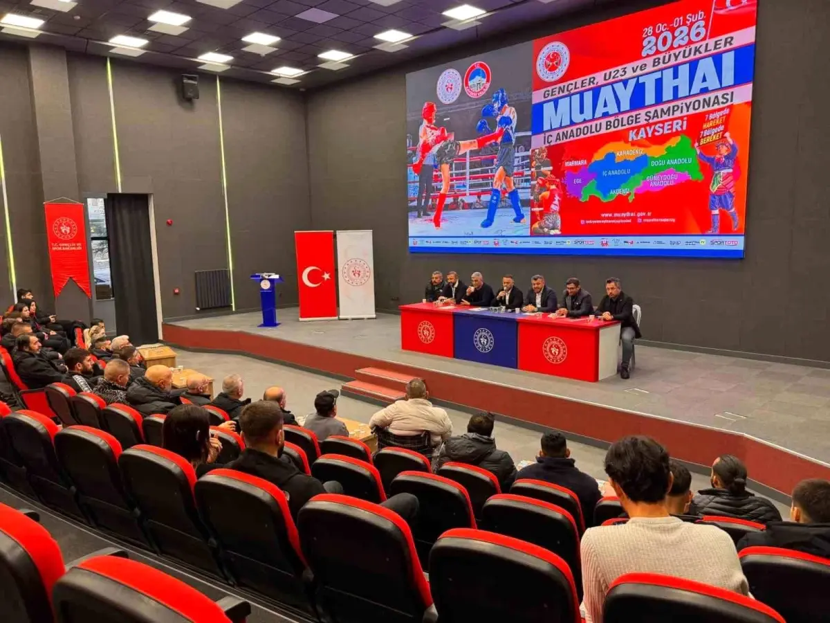 Kayseri'de Muaythai Bölge Şampiyonası Coşkusuyla Son Buldu