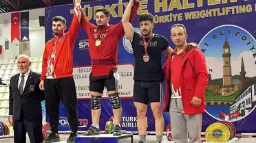 İbrahim Özbay Tokat Halter Şampiyonası'nda Bronz Madalya Kazandı