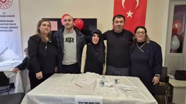 Bilgi yarışması sahasından bir kare