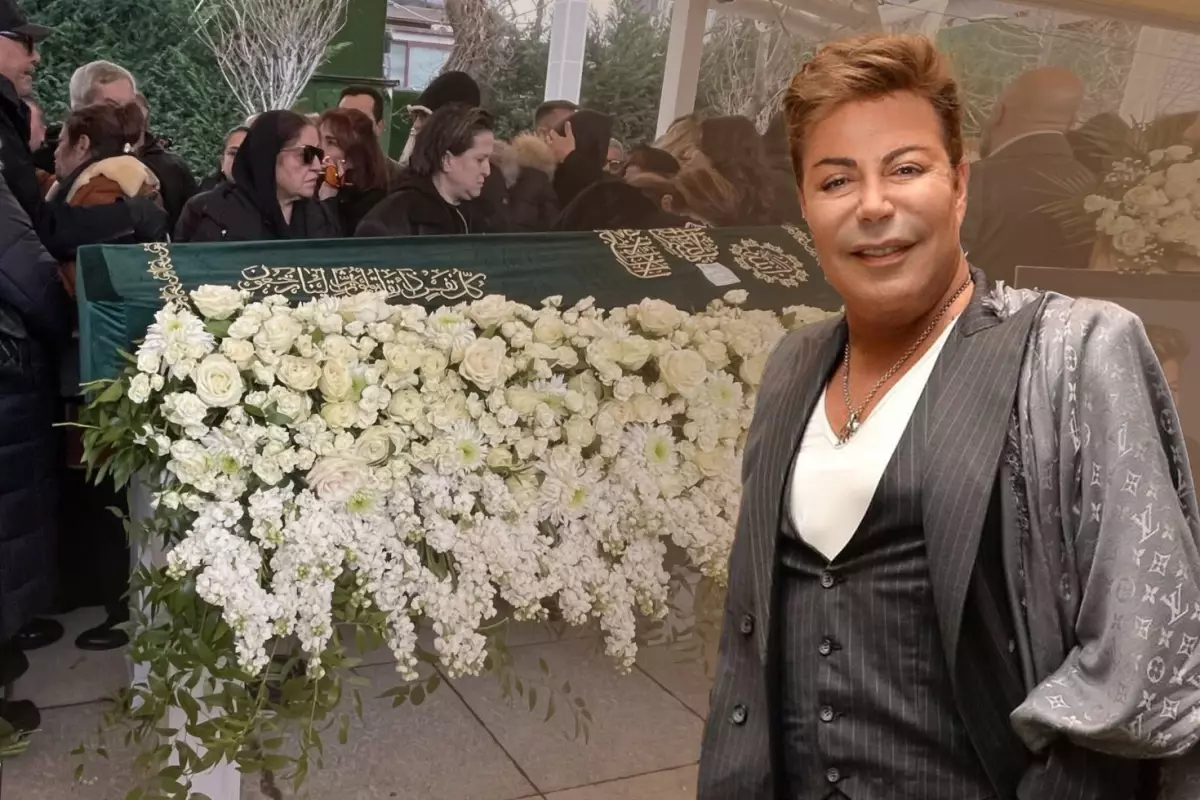 Gülben Ergen cenazede