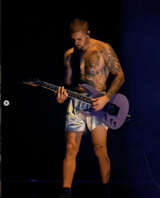 Justin Bieber sahne öncesi fotoğrafı