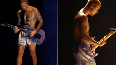 Justin Bieber, Grammy 2026 Sahnesinde Sadece Şort ve Çorapla Göründü
