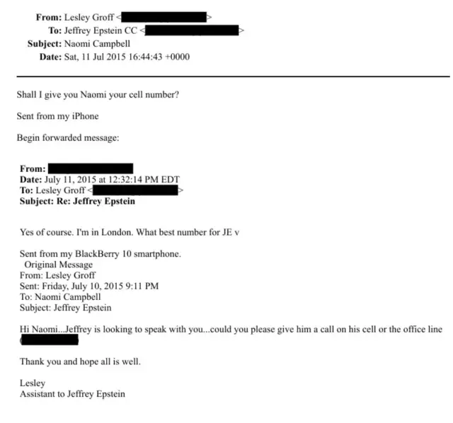 Naomi Campbell etkinlikte