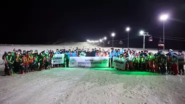 Erciyes Kayak Merkezi pistlerinden bir görüntü