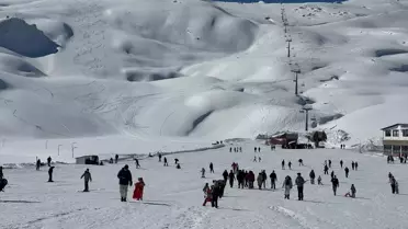 Mergabütan Kayak Merkezi pist görüntüsü