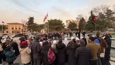 Umre yolculuğuna hazırlanan grup fotoğrafı