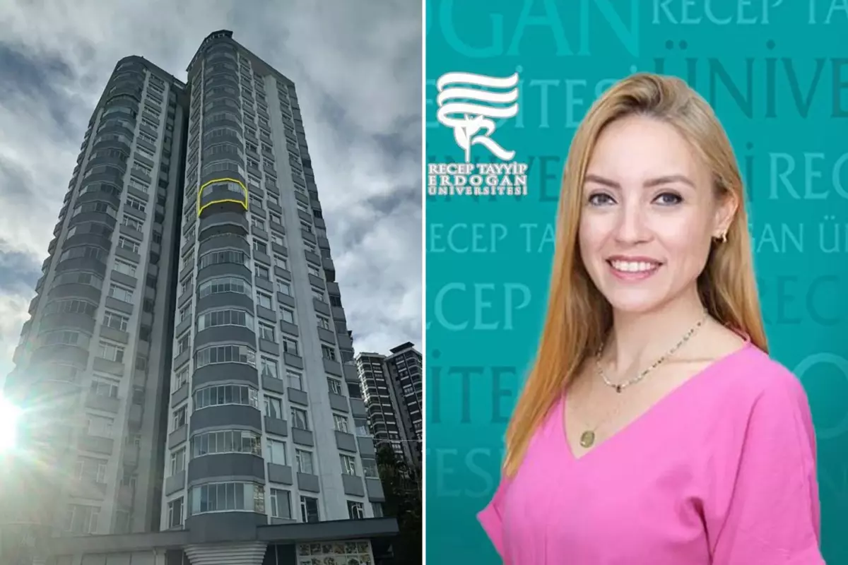 Rize'de Doç. Dr. Gülçin Bilgin Turna'nın Balkon Kazası: 2 Çocuk Annesi 10. Kattan Düştü