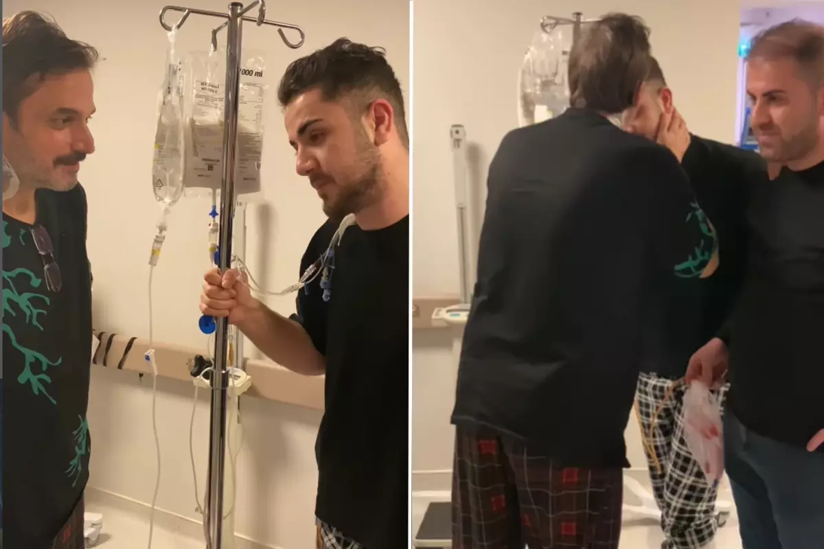 Ufuk Özkan ve bağış yapan genç kadının buluşması