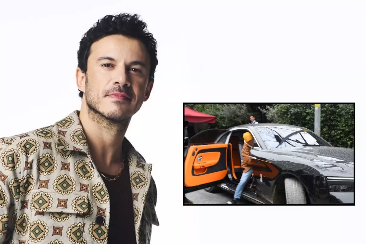 Buray'ın lüks otomobildeki görüntüsü