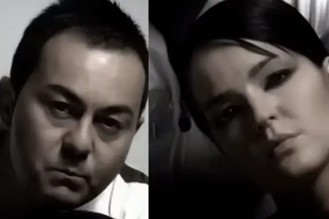 Kayıt sırasında Bengü ve Serdar Ortaç