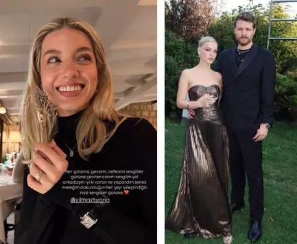 Ünlülerin romantik bir akşam yemeği