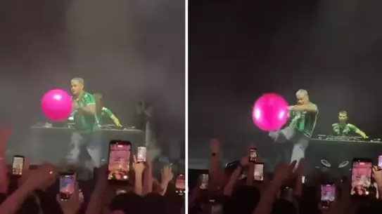 Lvbel C5’ün konserinde pilates topu şakası telefonları çarptı