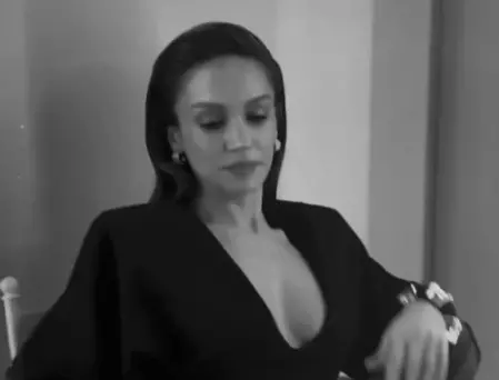 Sahra Şaş çekim anı