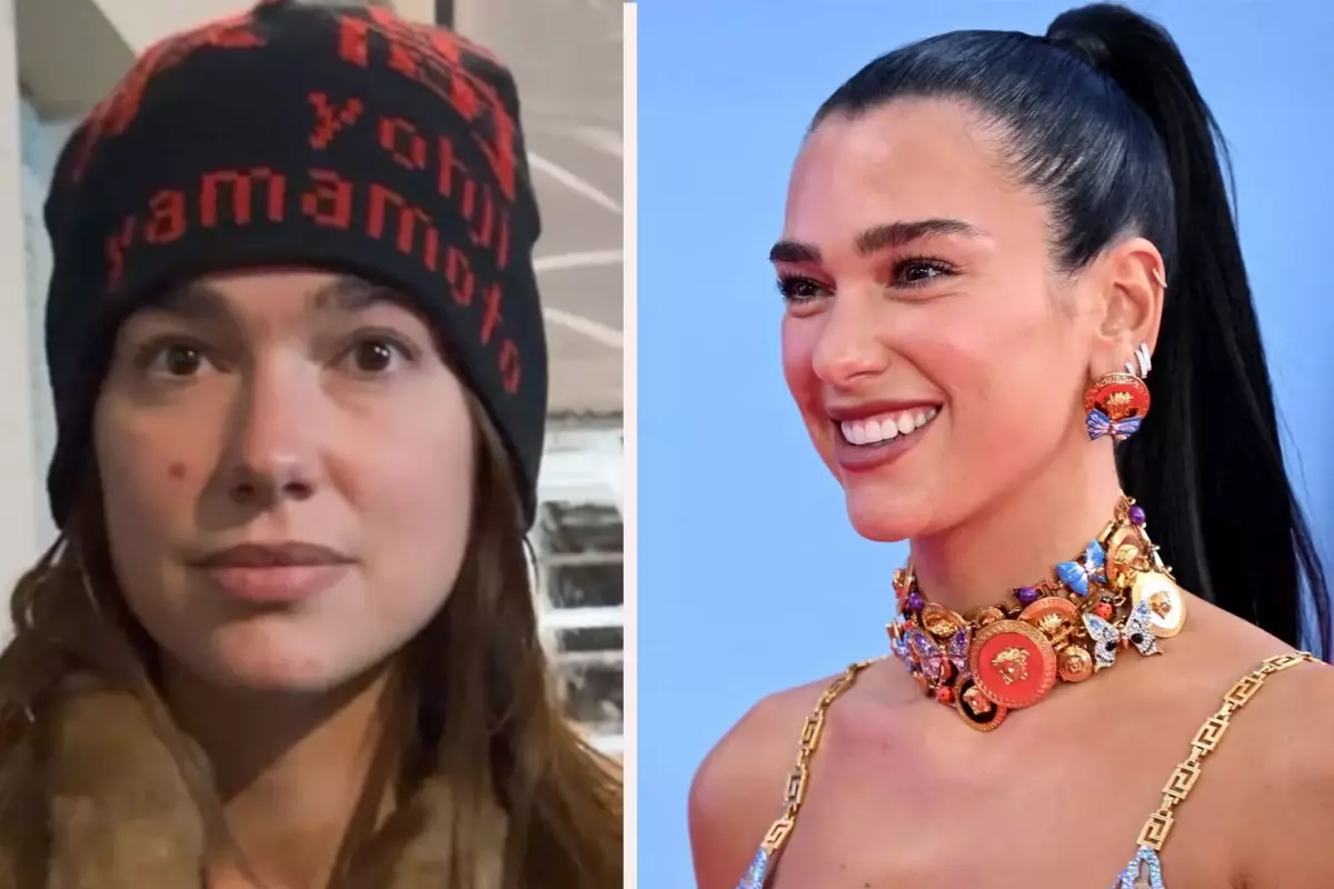 Dua Lipa makyajsız fotoğrafı