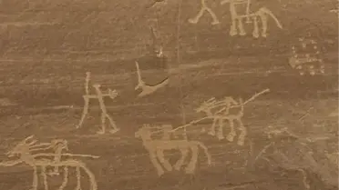 Sina Yarımadası'nda 10 Bin Yıllık Kaya Resimleri ve Yazıtlar Ortaya Çıktı