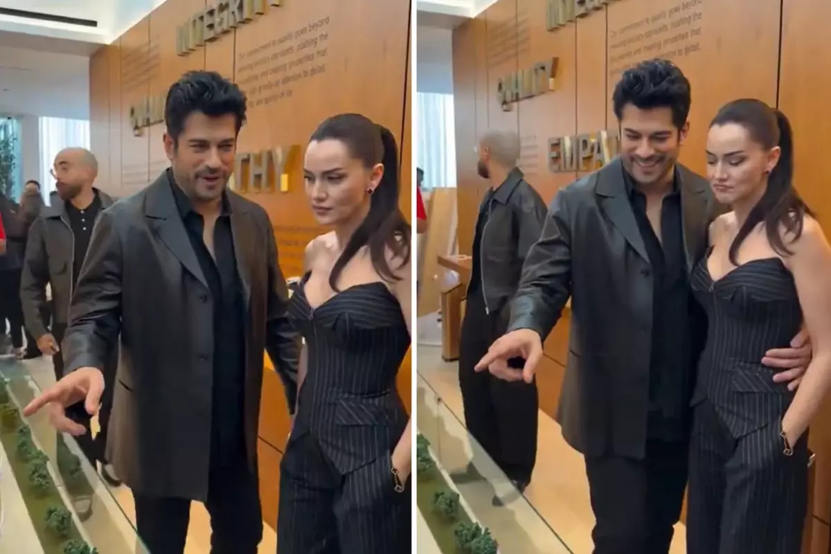 Fahriye Evcen ve Burak Özçivit Dubai etkinliği