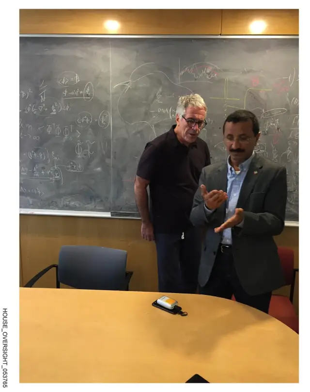 Epstein dosyasından bir sayfa