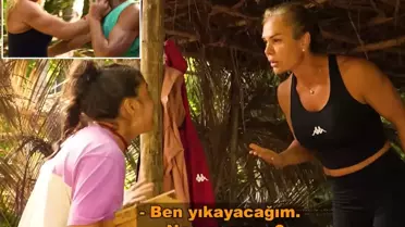 Survivor’da Nagihan ile Seren Ay’ın Kıskançlık Yüzünden Yaşadığı Şiddetli Çatışma